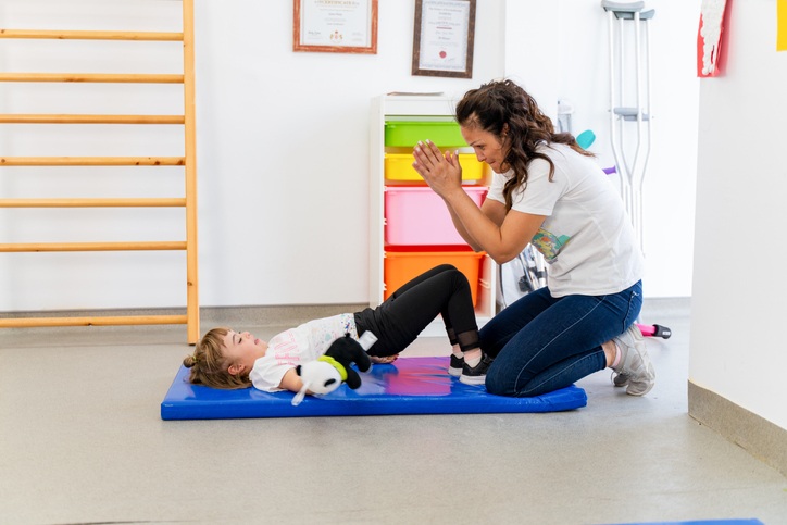 Child receiving pediatric early intervention therapy at Daisy Kids Care in Houston, TX